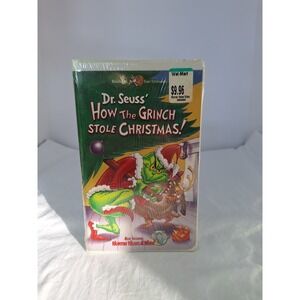 Dr Seuss How the Grinch Stole Christmas VHS Warner Sealed Horton Hears a Who